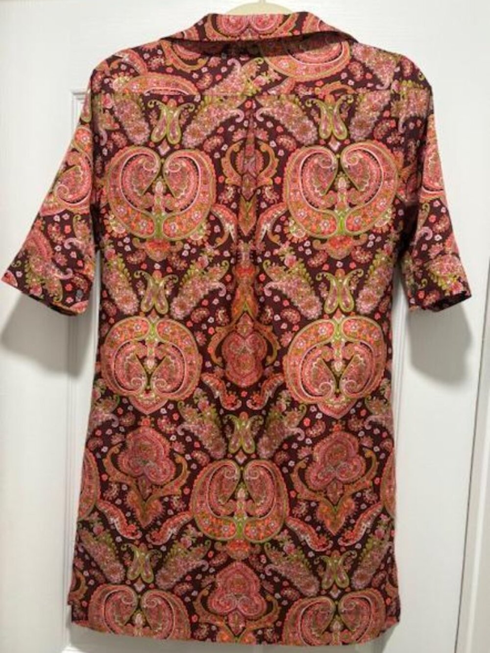 Banana Republic paisley mini shift dress. - Picture 3 of 4